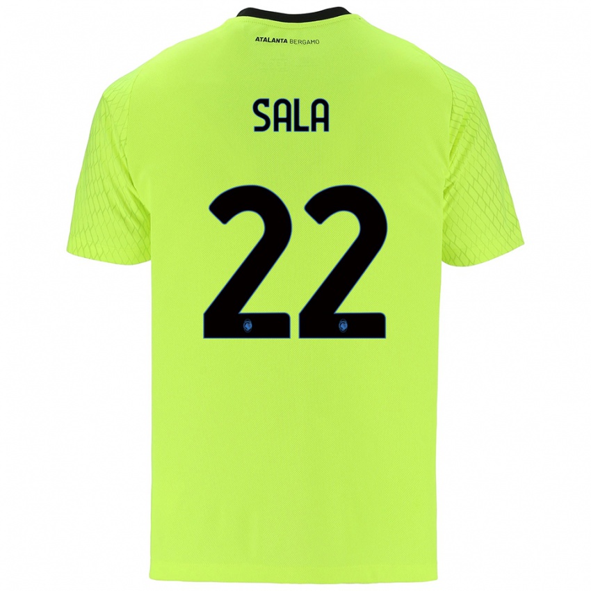 ילדים לורנצו סאלה #22 ירוק צהוב אדום חולצת שוער 2025/26 חולצה קצרה