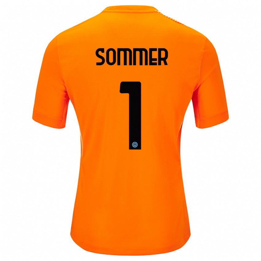 ילדים יאן זומר #1 כתום בהיר שחור חולצת שוער 2025/26 חולצה קצרה