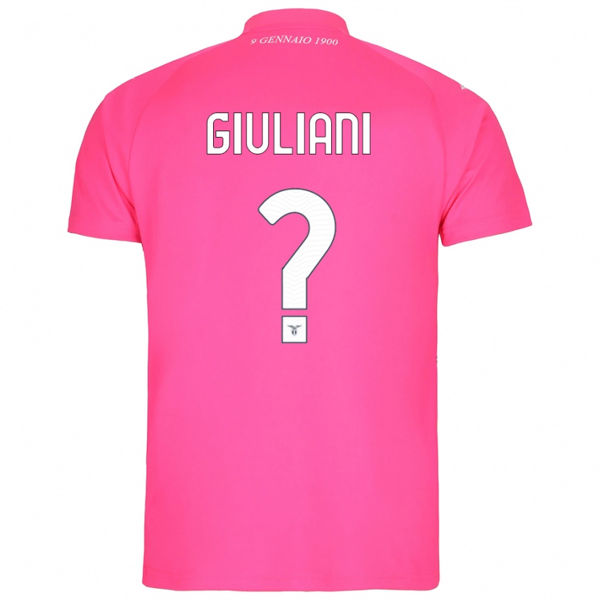 ילדים Alessio Giuliani #0 ורוד עמוק חולצת שוער 2025/26 חולצה קצרה