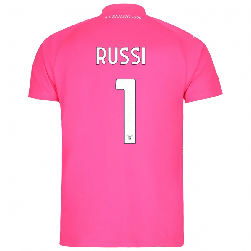 ילדים גבריאל ראסי #1 ורוד עמוק חולצת שוער 2025/26 חולצה קצרה