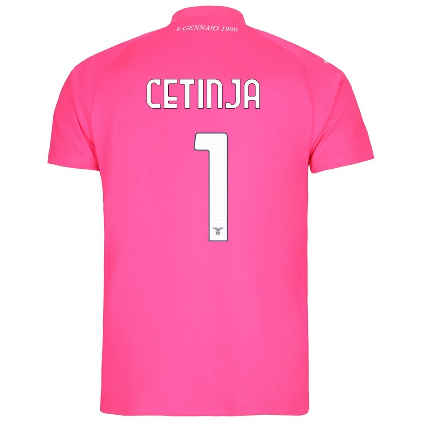 ילדים שרה סטיניה #1 ורוד עמוק חולצת שוער 2025/26 חולצה קצרה