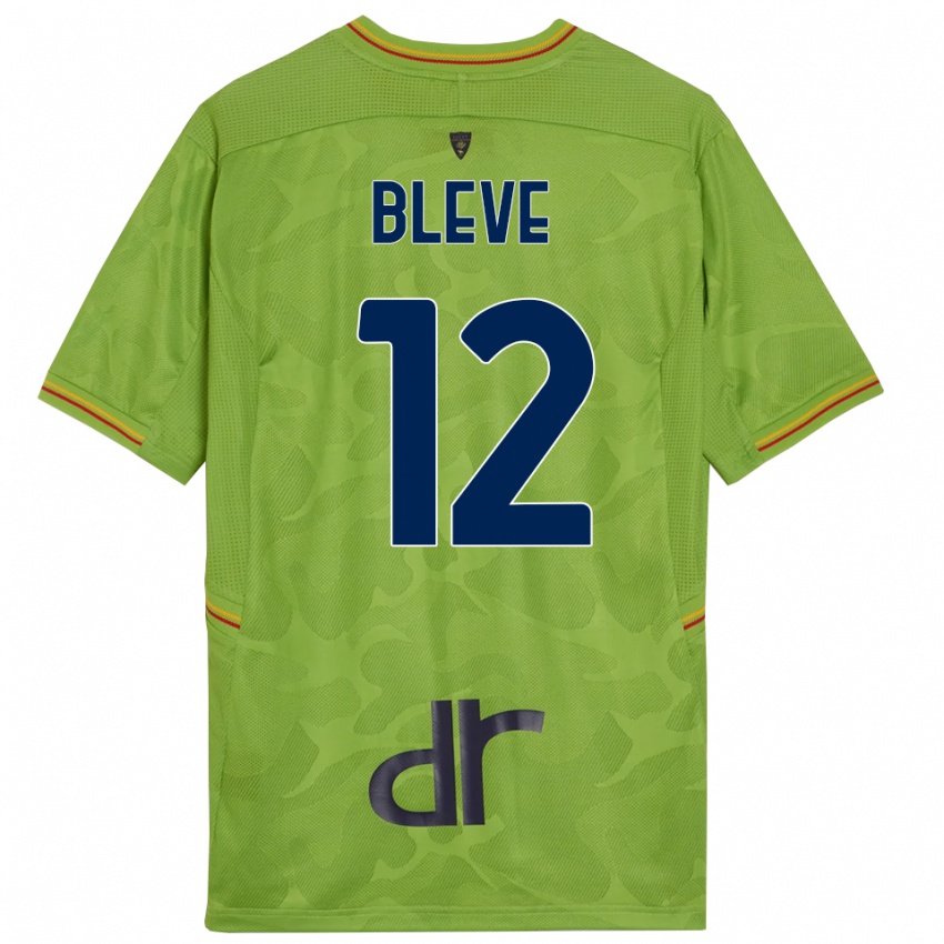 ילדים Daniele Bleve #12 ירוק יער שחור חולצת שוער 2025/26 חולצה קצרה