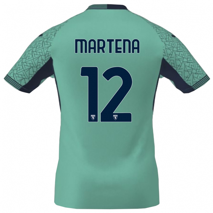 ילדים Gabriele Martena #12 לגונה כחולה חולצת שוער 2025/26 חולצה קצרה