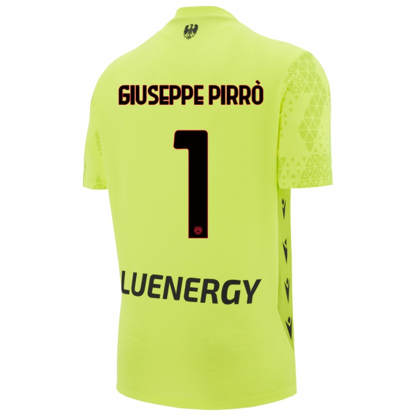 ילדים מרקו ג׳וספה פירו #1 ירוק צהוב שחור חולצת שוער 2025/26 חולצה קצרה