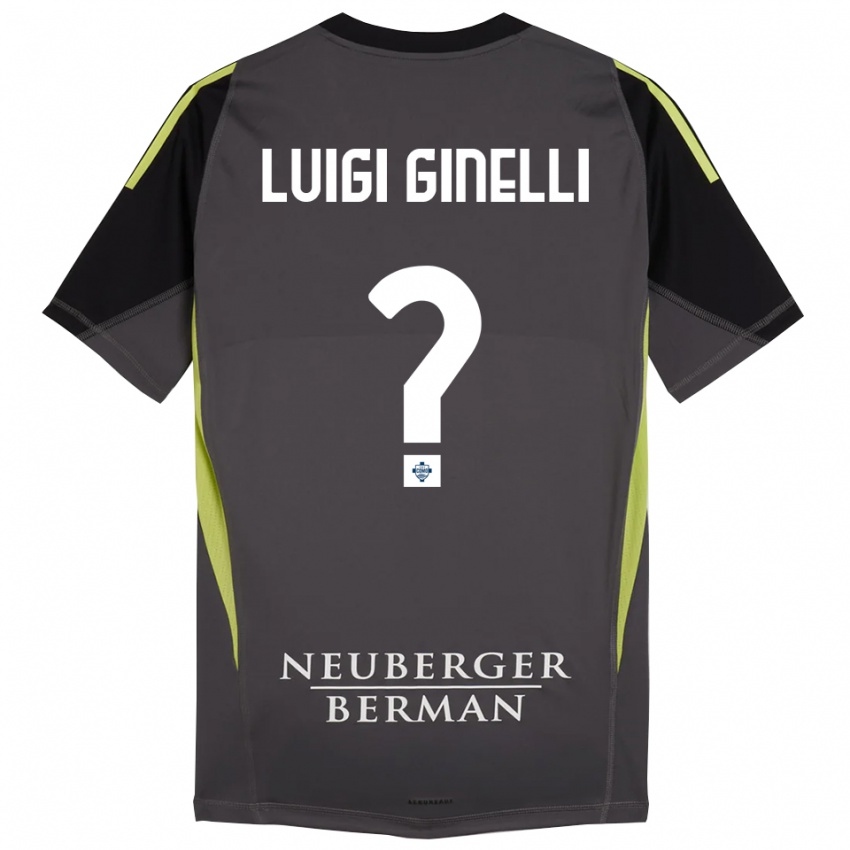 ילדים לורנזו לואיג׳י ג׳ינלי #0 שחור ירוק בהיר חולצת שוער 2025/26 חולצה קצרה