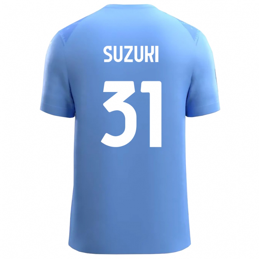 ילדים זאיון סוזוקי #31 תכלת לבן חולצת שוער 2025/26 חולצה קצרה