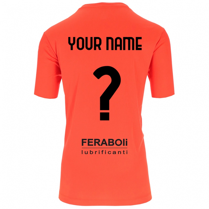 ילדים קרמונזה שחור אדום כתום חולצת שוער 2025/26 חולצה קצרה