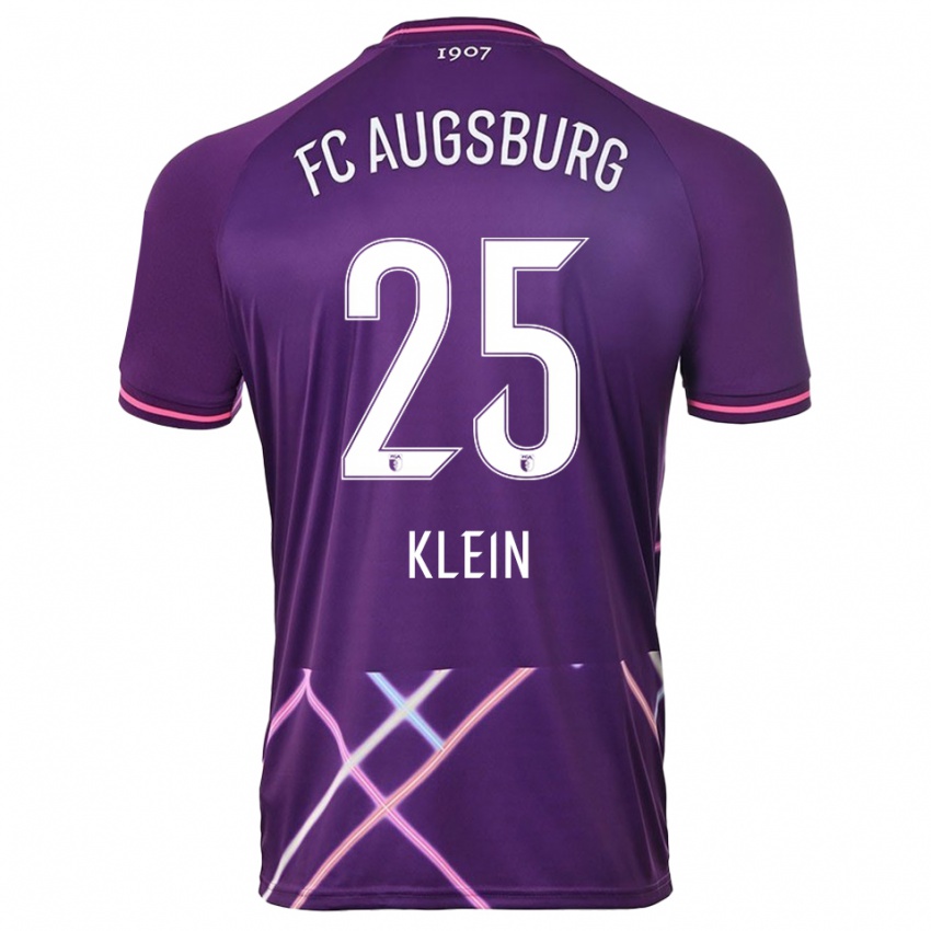 ילדים Daniel Klein #25 סגול ורוד חולצת שוער 2025/26 חולצה קצרה