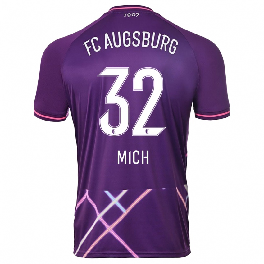 ילדים פביאן מיץ׳ #32 סגול ורוד חולצת שוער 2025/26 חולצה קצרה