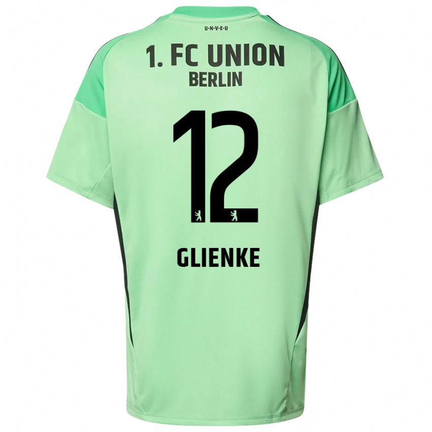 ילדים Niklas Glienke #12 שחור ירוק בהיר חולצת שוער 2025/26 חולצה קצרה