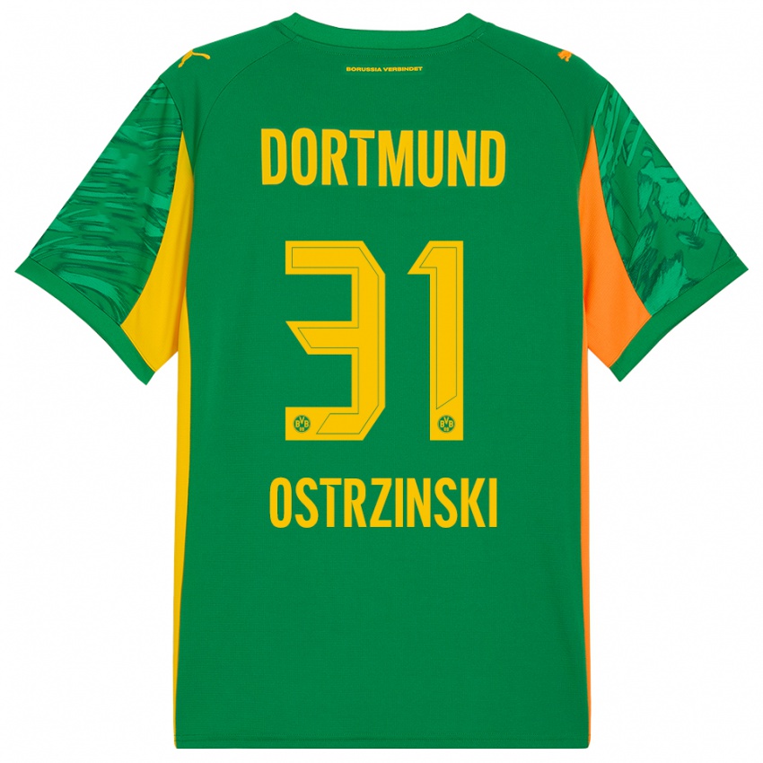 ילדים סילאס אוסטרינסקי #31 כתום ירוק חולצת שוער 2025/26 חולצה קצרה