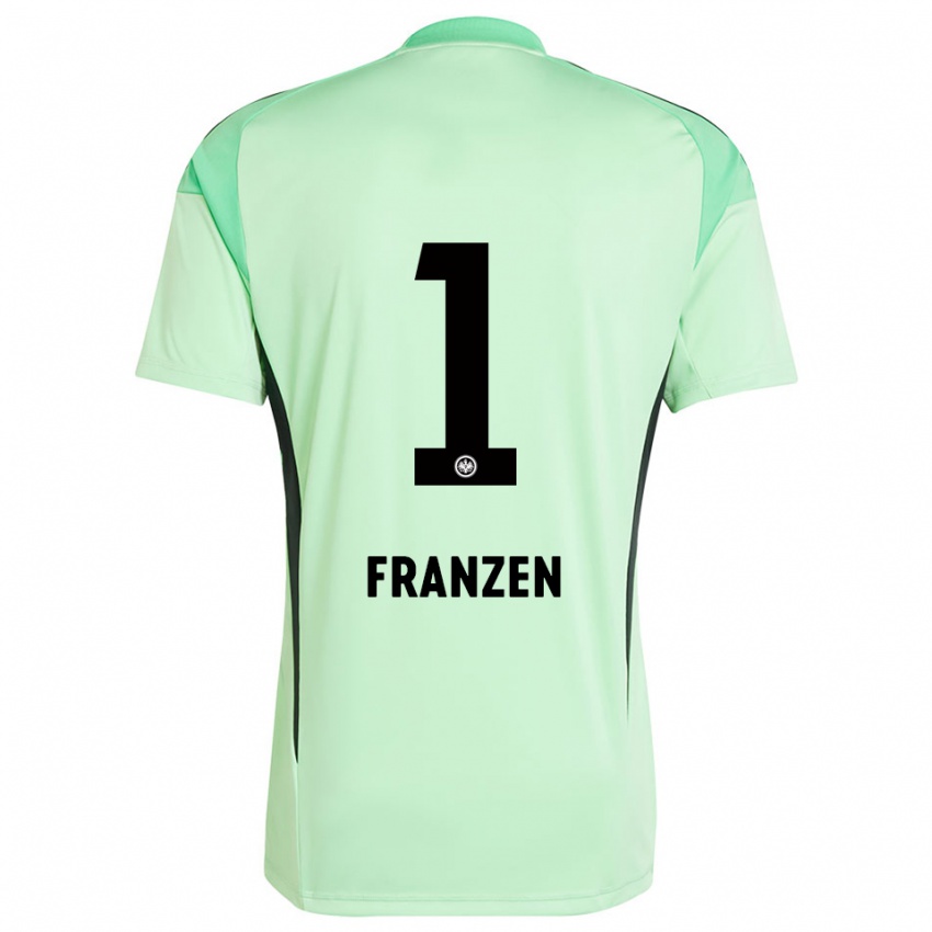 ילדים מרלון פראנזן #1 שחור ירוק בהיר חולצת שוער 2025/26 חולצה קצרה