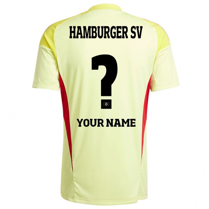 ילדים המבורג צהוב אדום שחור חולצת שוער 2025/26 חולצה קצרה