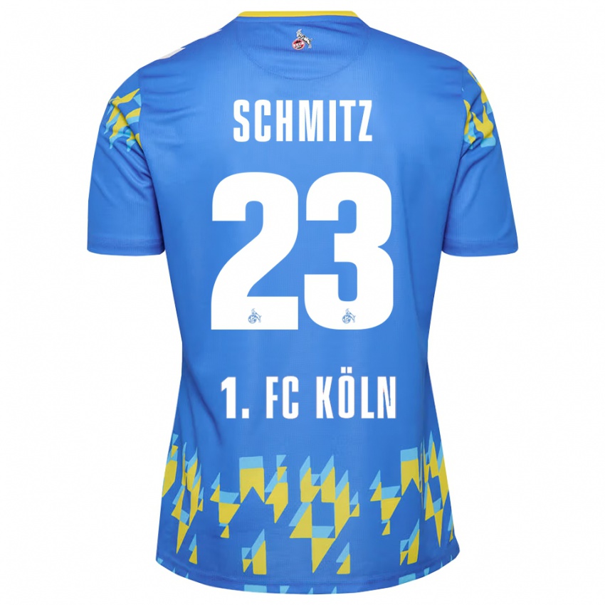 ילדים Timo Schmitz #23 כחול תירס חולצת שוער 2025/26 חולצה קצרה