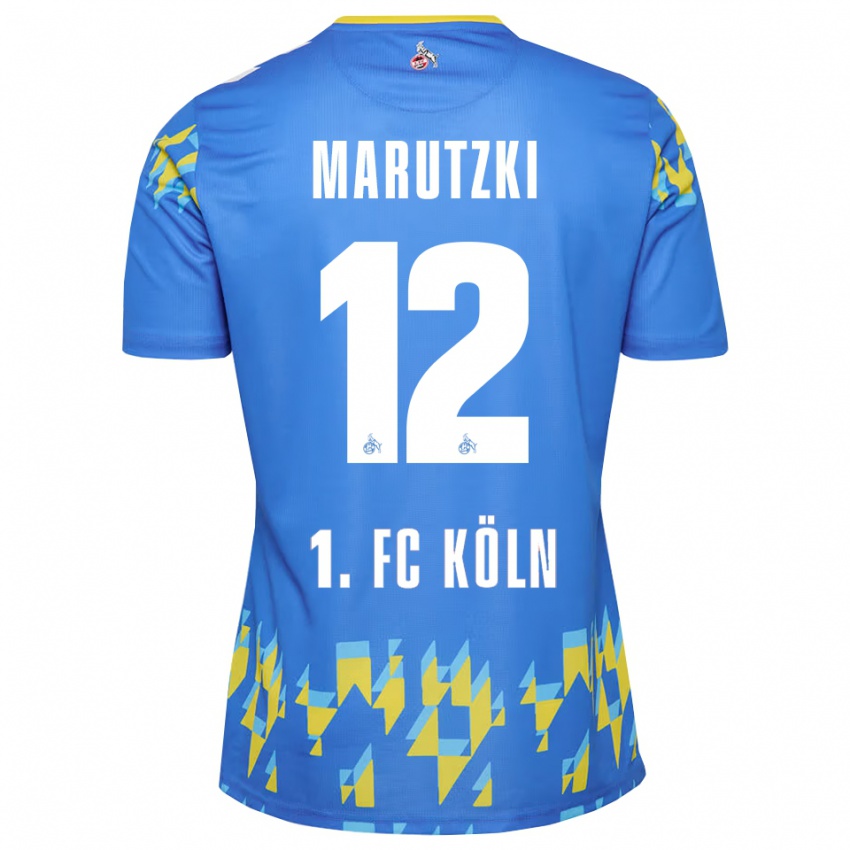 ילדים Mikolaj Marutzki #12 כחול תירס חולצת שוער 2025/26 חולצה קצרה