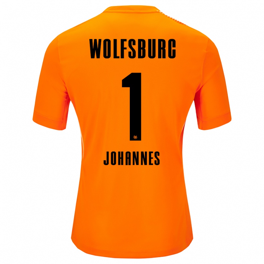 ילדים סטינה יוהנס #1 שחור אדום חולצת שוער 2025/26 חולצה קצרה