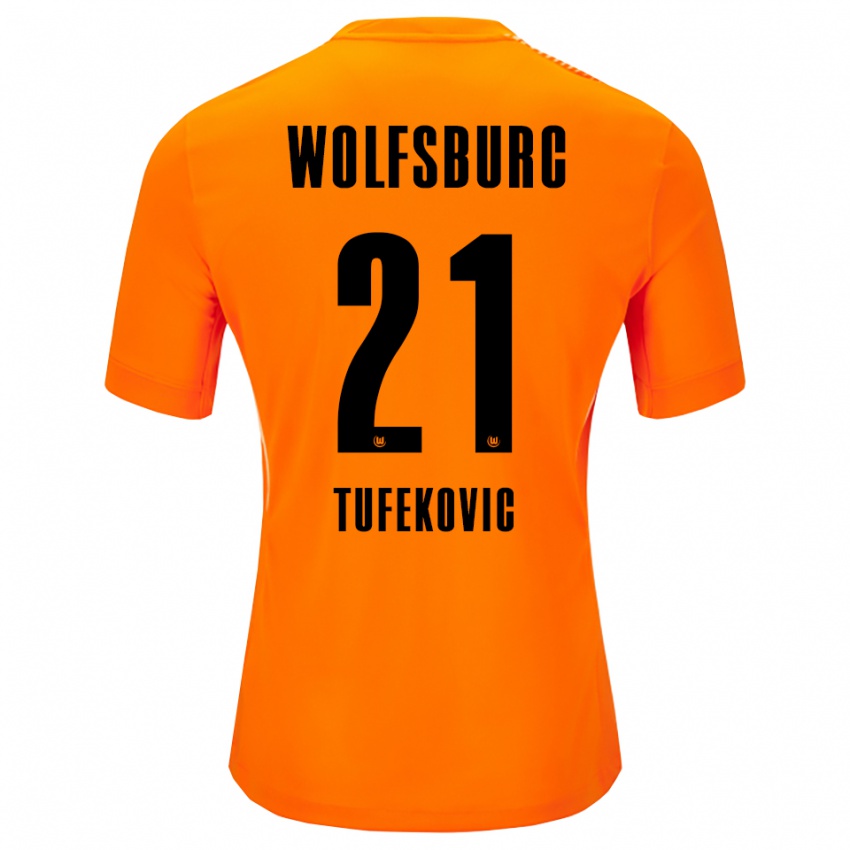 ילדים מרטינה טופקוביץ׳ #21 שחור אדום חולצת שוער 2025/26 חולצה קצרה