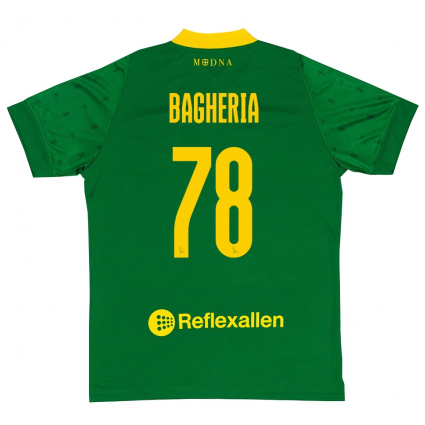 ילדים Fabrizio Bagheria #78 ירוק צהוב חולצת שוער 2025/26 חולצה קצרה