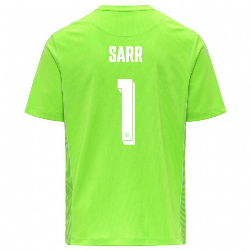 ילדים פאלו סאר #1 לבן ירוק דשא חולצת שוער 2025/26 חולצה קצרה