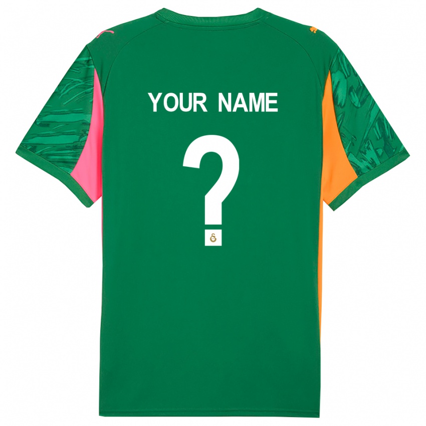 ילדים גלאטסראיי ורוד ירוק כתום חולצת שוער 2025/26 חולצה קצרה