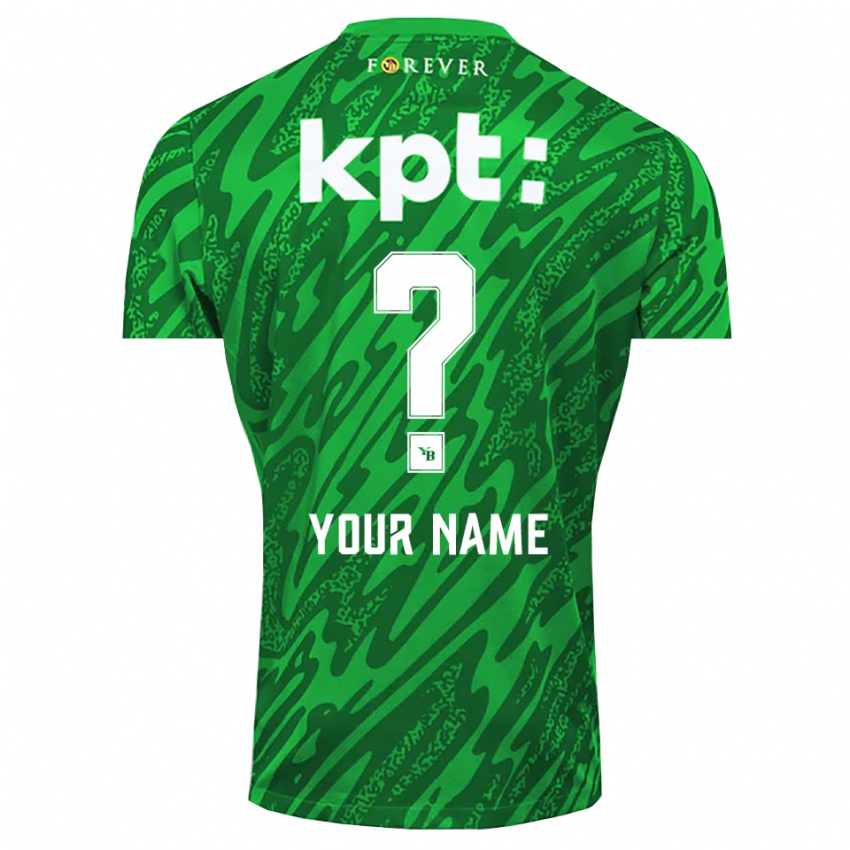 ילדים יאנג בויז ברן לבן ירוק חולצת שוער 2025/26 חולצה קצרה