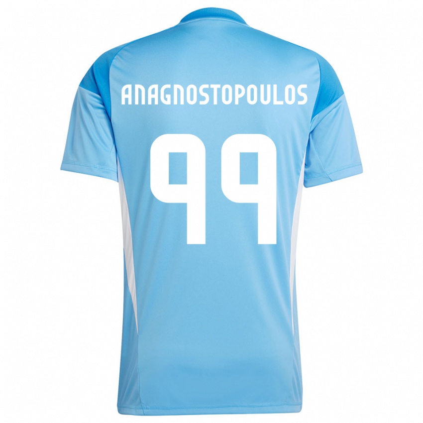 ילדים אלכסנדרוס אנגנוסטופולוס #99 כתום לבן חולצת שוער 2025/26 חולצה קצרה