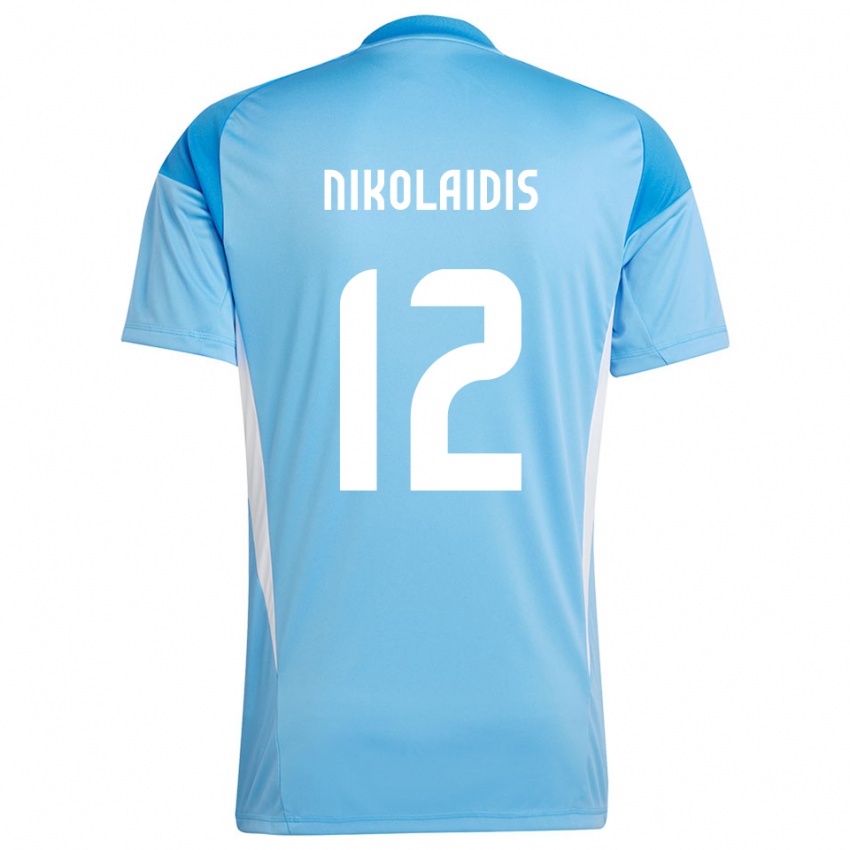 ילדים גאורגיוס ניקולאידיס #12 כתום לבן חולצת שוער 2025/26 חולצה קצרה