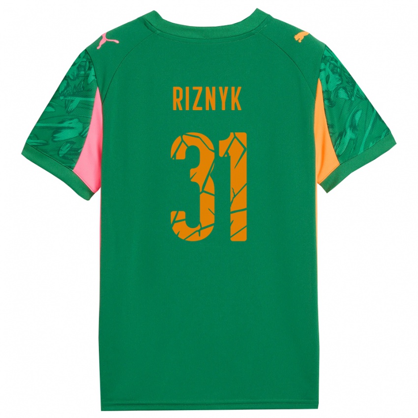 ילדים דמיטרו ריזניק #31 סגול לילך חולצת שוער 2025/26 חולצה קצרה