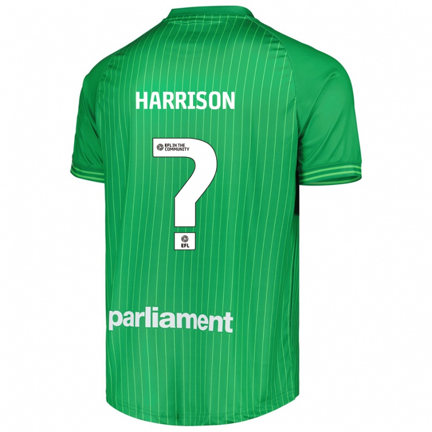 ילדים Ashleigh Ridsdel-Harrison #0 ירוק ליים חולצת שוער 2025/26 חולצה קצרה