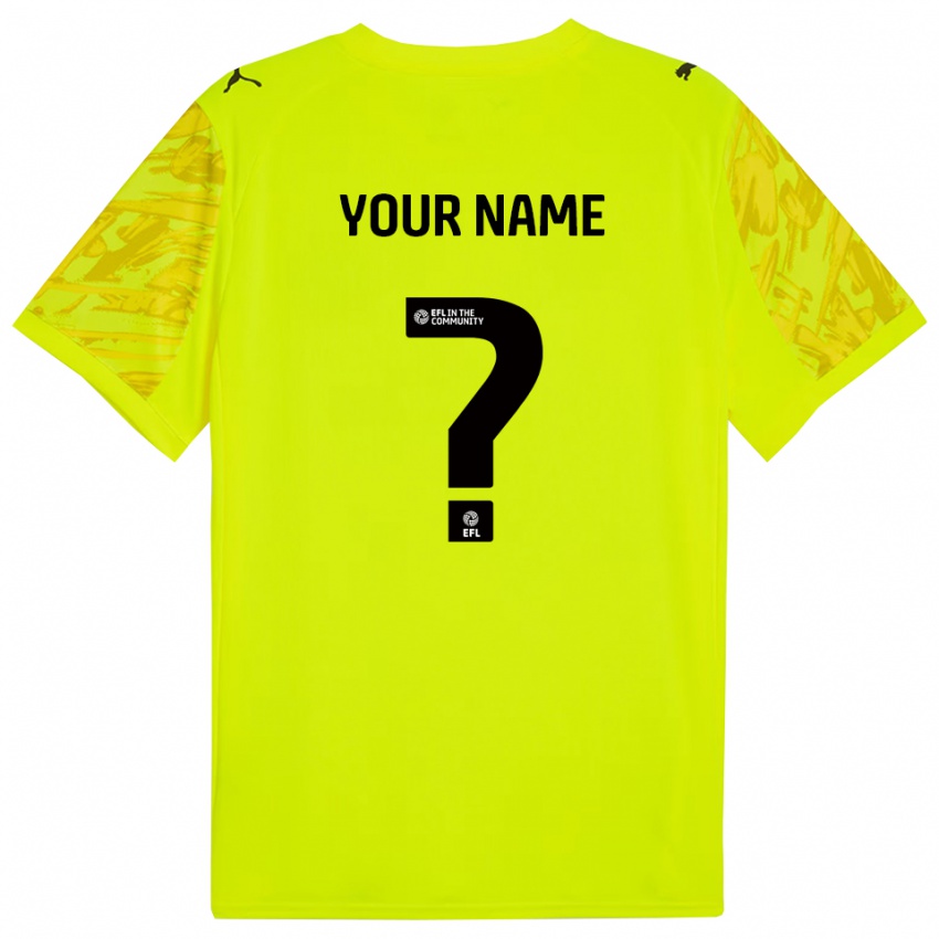 ילדים לייטון אוריינט ירוק פלורסנט חולצת שוער 2025/26 חולצה קצרה