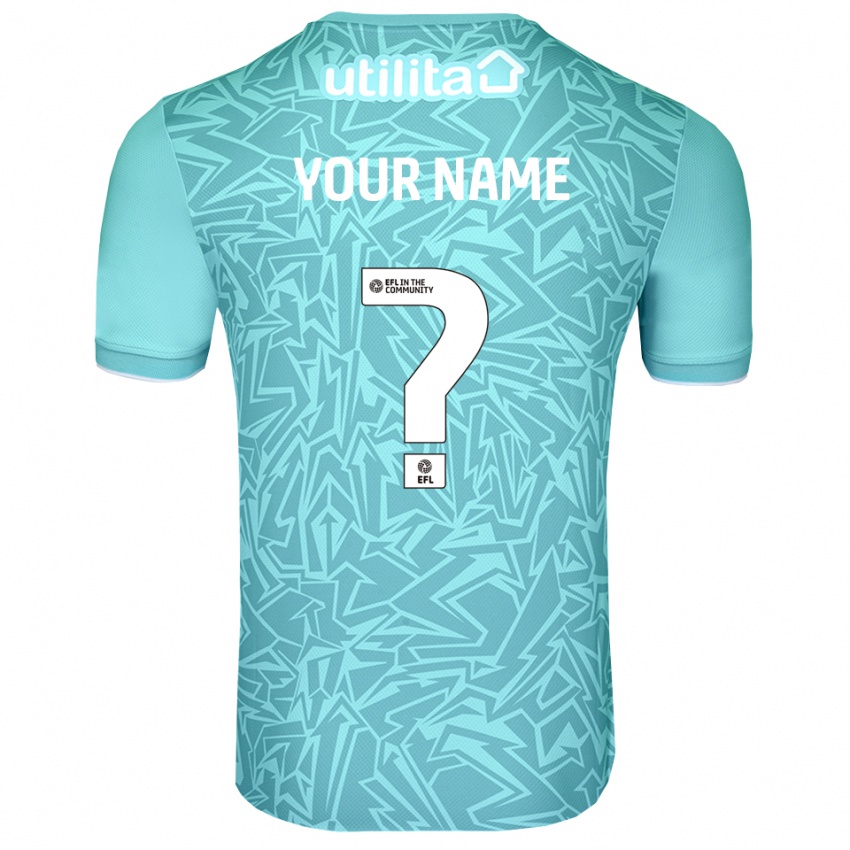 ילדים לוטון טאון כחול בהיר חולצת שוער 2025/26 חולצה קצרה