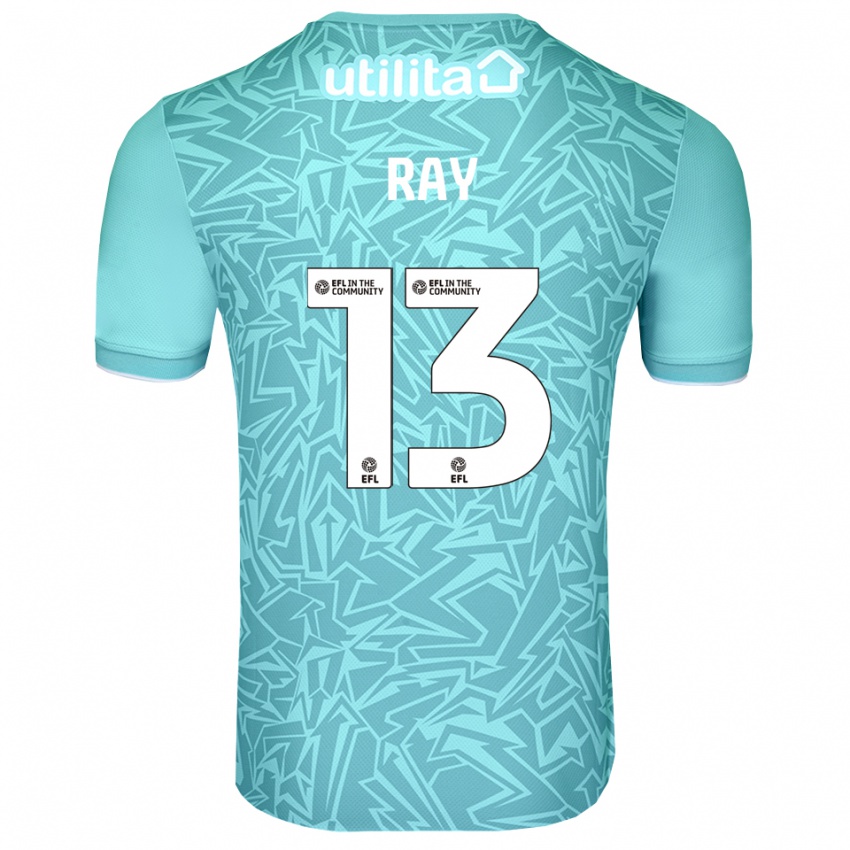 ילדים Celine Ray #13 כחול בהיר חולצת שוער 2025/26 חולצה קצרה