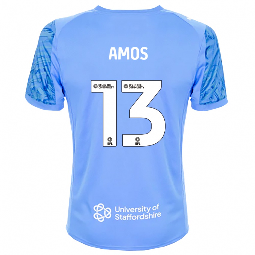 ילדים בן איימוס #13 כחול מלכותי חולצת שוער 2025/26 חולצה קצרה