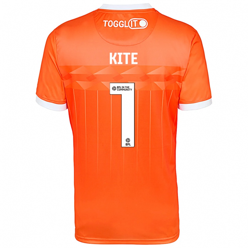 ילדים רוז ג'יין קייט #1 לבן כתום חולצת שוער 2025/26 חולצה קצרה