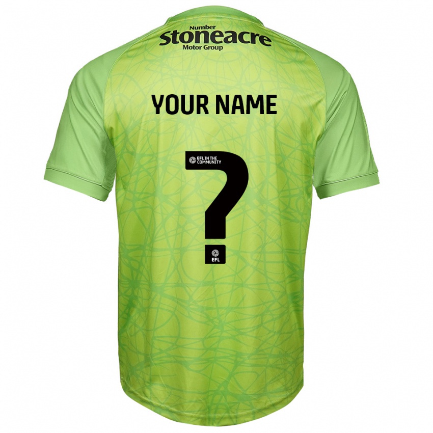 ילדים דונקסטר רוברס ירוק בהיר חולצת שוער 2025/26 חולצה קצרה