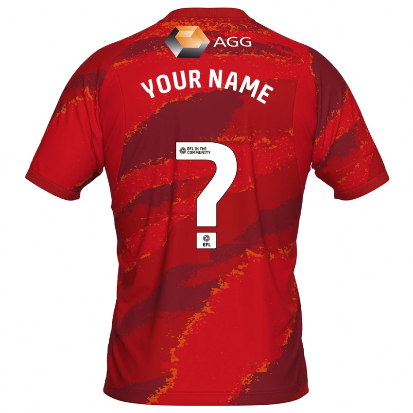 ילדים מנספילד טאון לבן אדום חולצת שוער 2025/26 חולצה קצרה