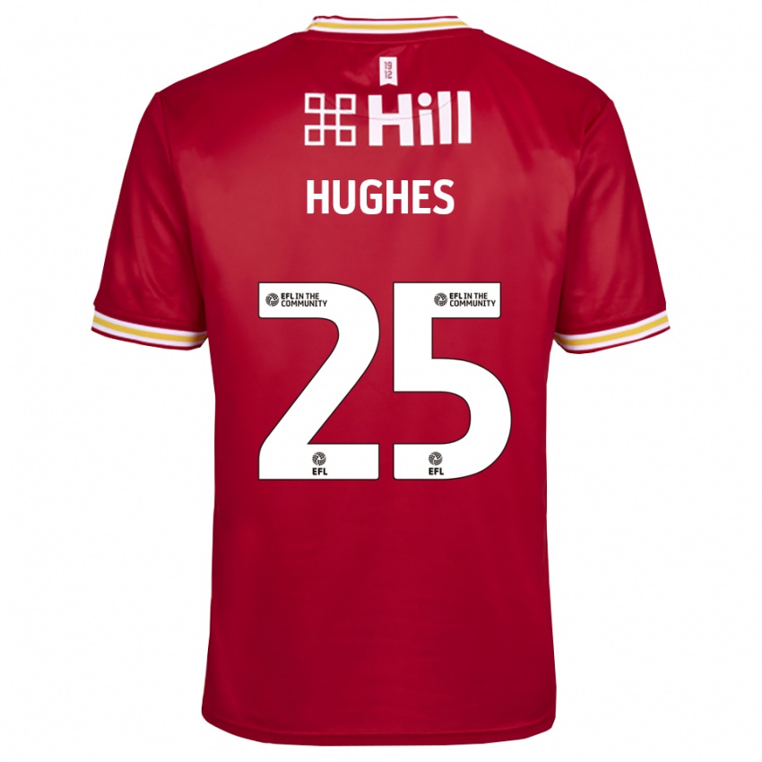 ילדים בן יוז #25 לבן אדום חולצת שוער 2025/26 חולצה קצרה