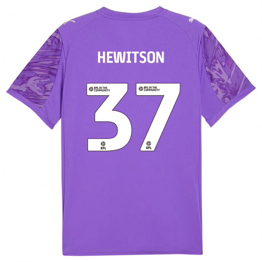 ילדים לוק יואיסון #37 אדום סגול חולצת שוער 2025/26 חולצה קצרה