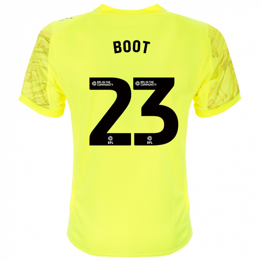 ילדים Ryan Boot #23 שחור צהוב חולצת שוער 2025/26 חולצה קצרה