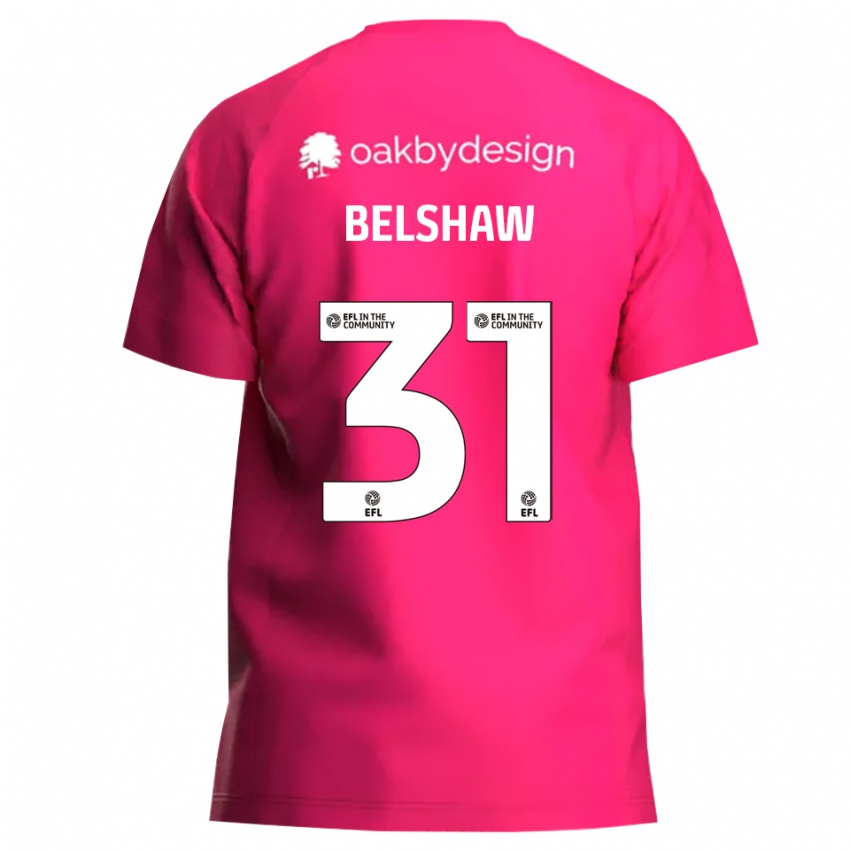 ילדים ג'יימס בלשו #31 מג'נטה חולצת שוער 2025/26 חולצה קצרה