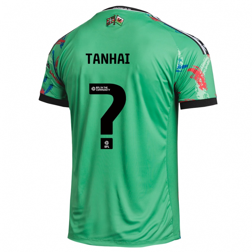 ילדים Cassius Tanhai #0 אדום ירוק חולצת שוער 2025/26 חולצה קצרה