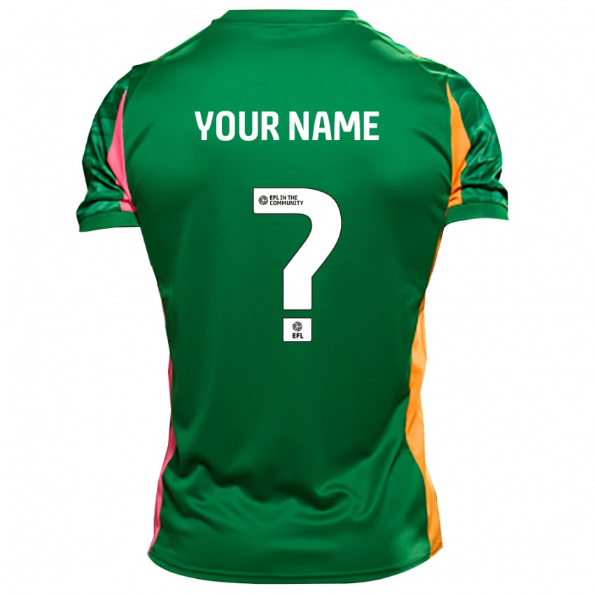 ילדים אולדהאם אתלטיק כתום ירוק חולצת שוער 2025/26 חולצה קצרה