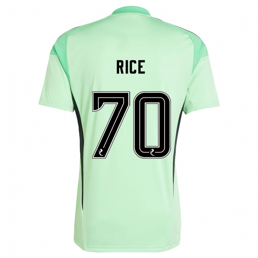 ילדים איידן רייס #70 שחור ירוק בהיר חולצת שוער 2025/26 חולצה קצרה