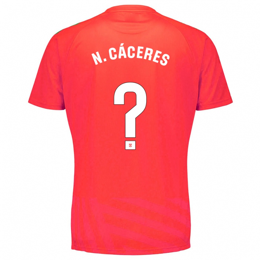 ילדים ניילואיסה קאסרס #0 אדום לבן חולצת שוער 2025/26 חולצה קצרה