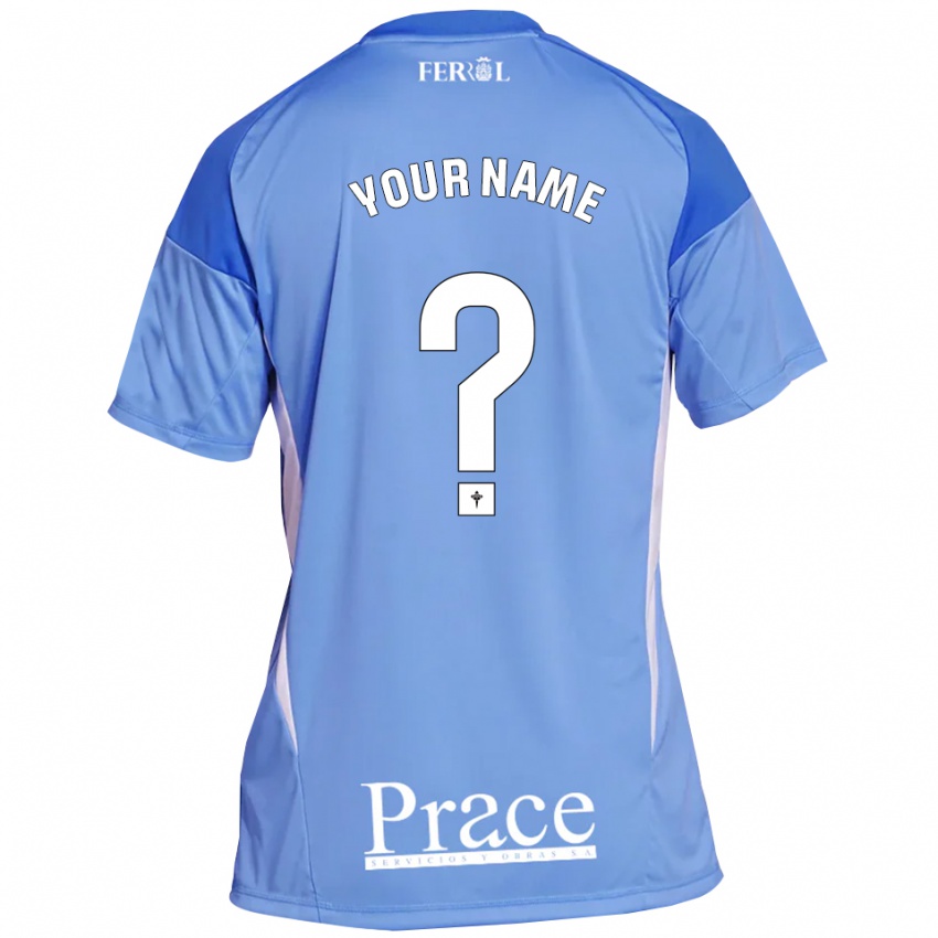 ילדים ראסינג דה פרול כחול בהיר לבן חולצת שוער 2025/26 חולצה קצרה