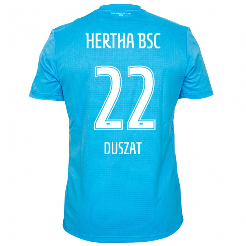 ילדים Sarah Duszat #22 כחול בהיר לבן חולצת שוער 2025/26 חולצה קצרה