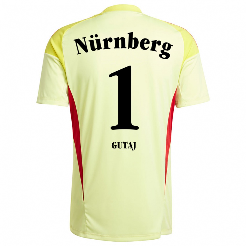 ילדים לינדזי-זאק גוטאי #1 צהוב שחור חולצת שוער 2025/26 חולצה קצרה