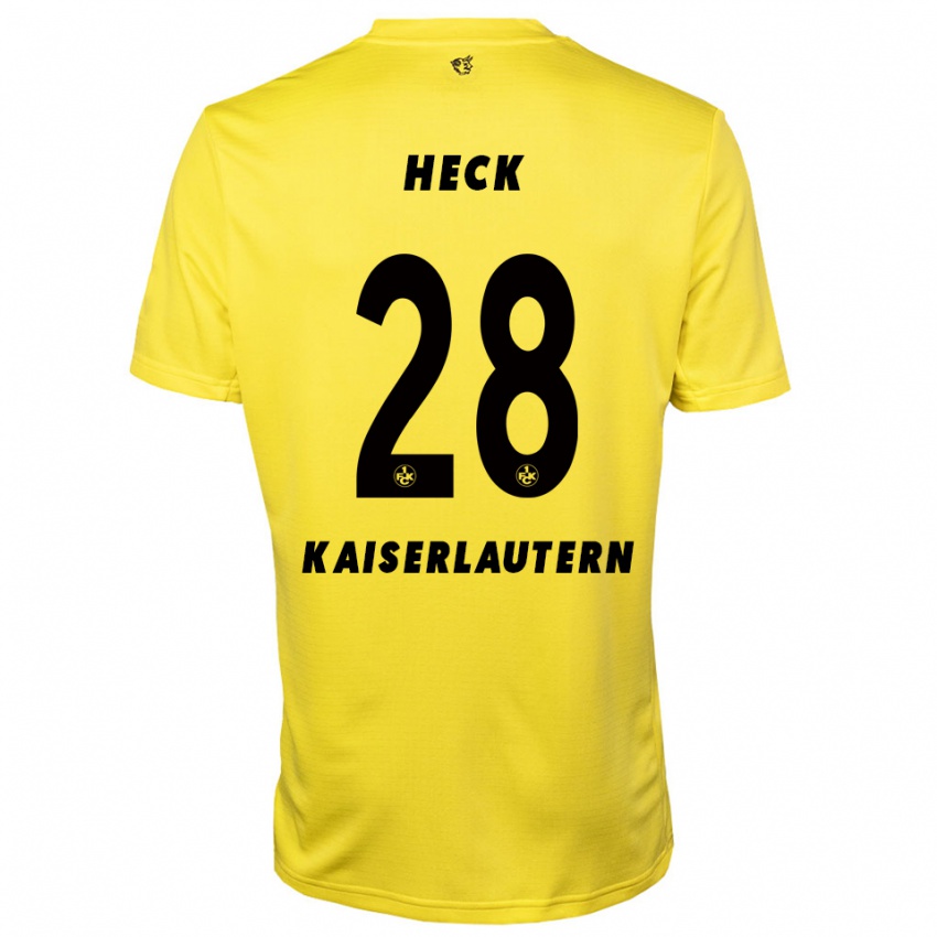 ילדים פביאן הק #28 צהוב שחור חולצת שוער 2025/26 חולצה קצרה