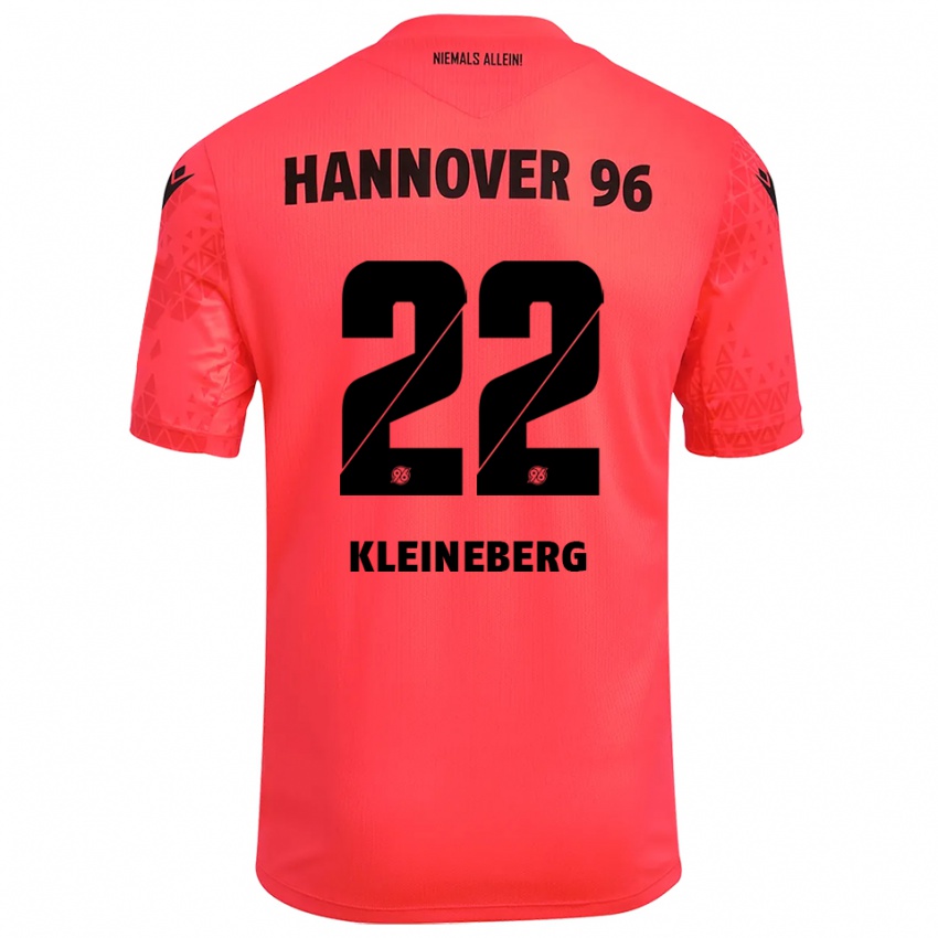 ילדים פיליפ-אליאס קליינברג #22 אדום שחור חולצת שוער 2025/26 חולצה קצרה