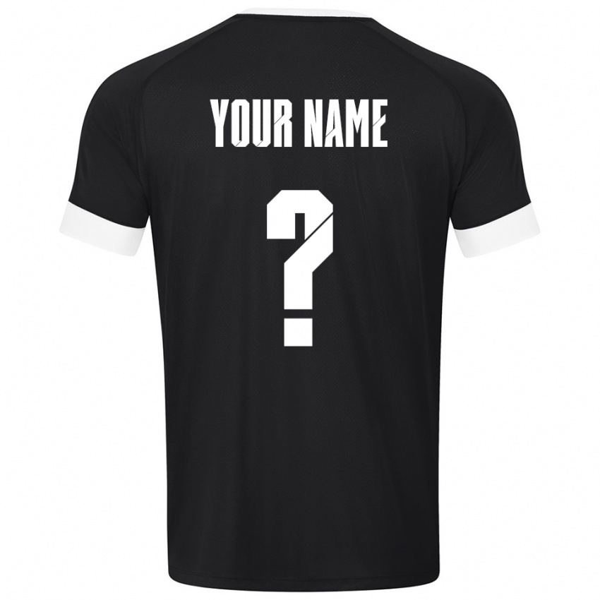 ילדים רוט-וייס אסן שחור לבן חולצת שוער 2025/26 חולצה קצרה